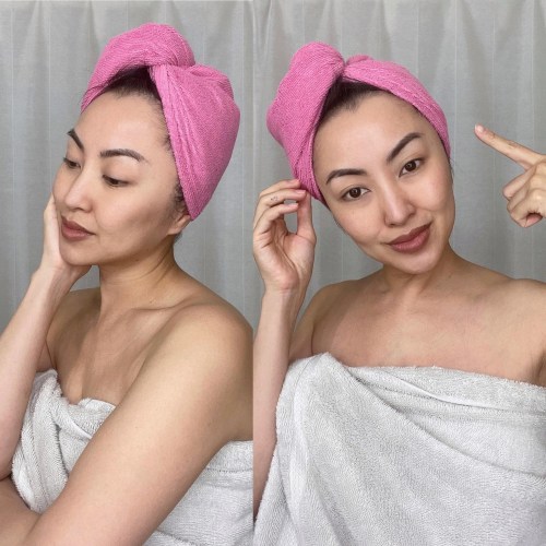 10 passos simples para evitar o frizz e o ressecamento capilar 5 Microfiber Towel Hair Wrap