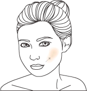 maquiagem blush rosto redondo Forma certa de aplicar Blush