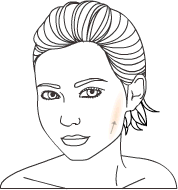 maquiaegem blush rosto quadrado1 Forma certa de aplicar Blush