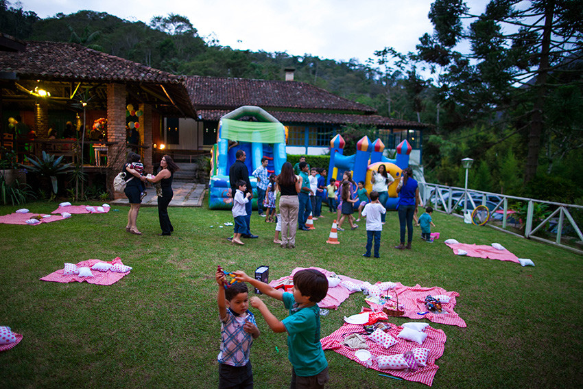 festa infantil ambiente externo