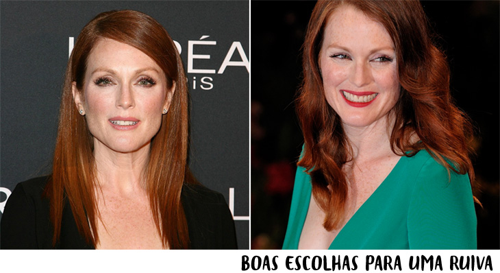 combinações entre roupa e cabelo