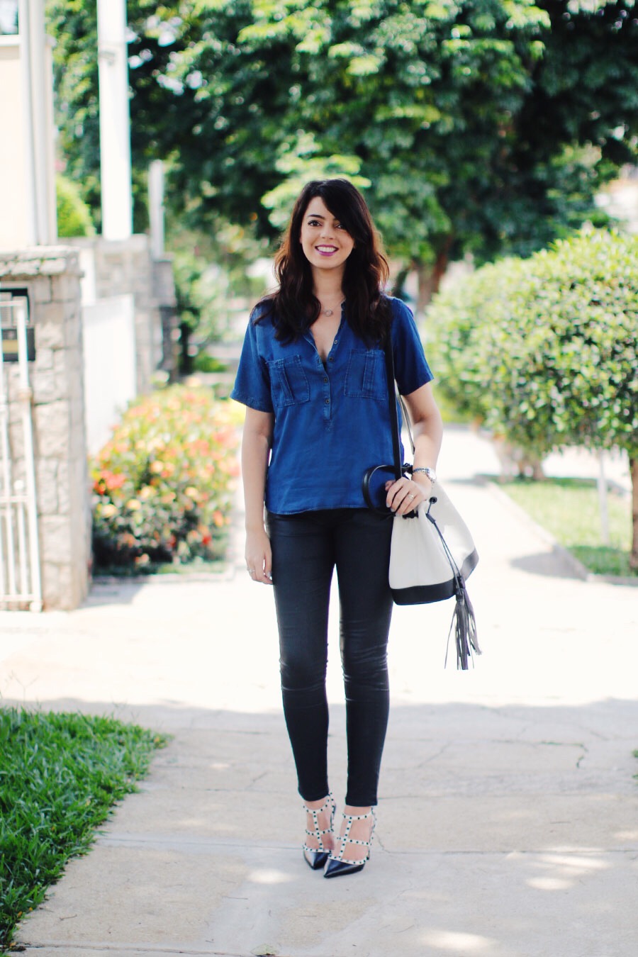 Look do dia: Acessórios preto e branco 1