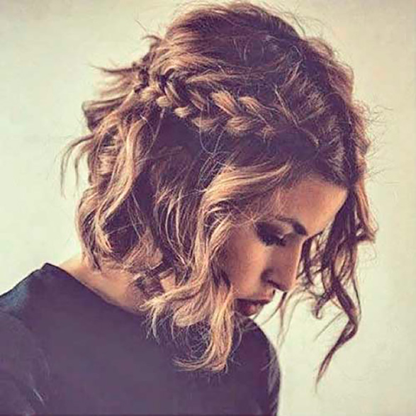 Inspiração: os makes e penteados mais tendência do Pinterest! 2 CABELOCute-Braided-Bob-Style