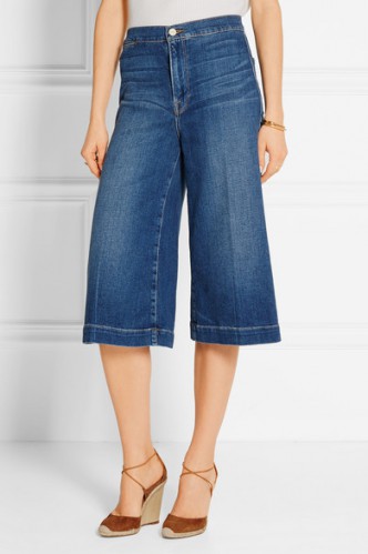 Pantacourt jeans Frame/Foto netaporter.com
