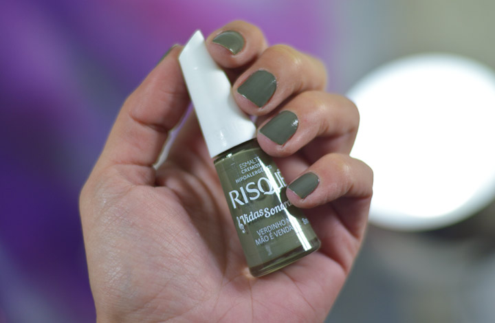 Quarta do Esmalte: Verdinho na Mão é Vendaval da Risqué 2 esmalte2