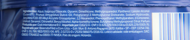 Lenços de Limpeza Nivea risco Creme Care 4 lenços de limpeza nivea