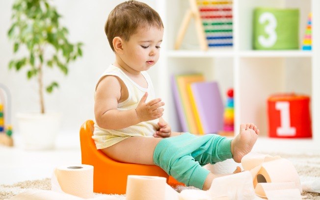 Escolher um penico adequado é um fator importante para o desfralde