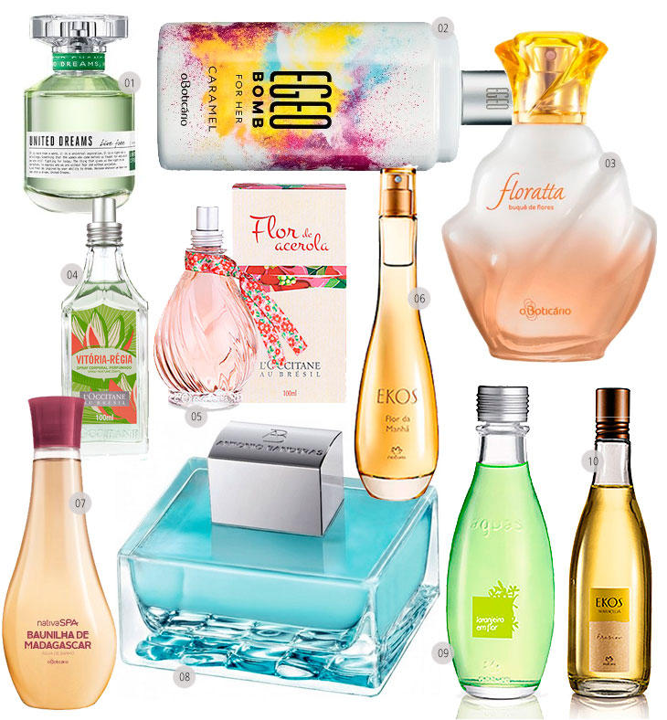 10 perfumes deliciosos por menos de R$  100