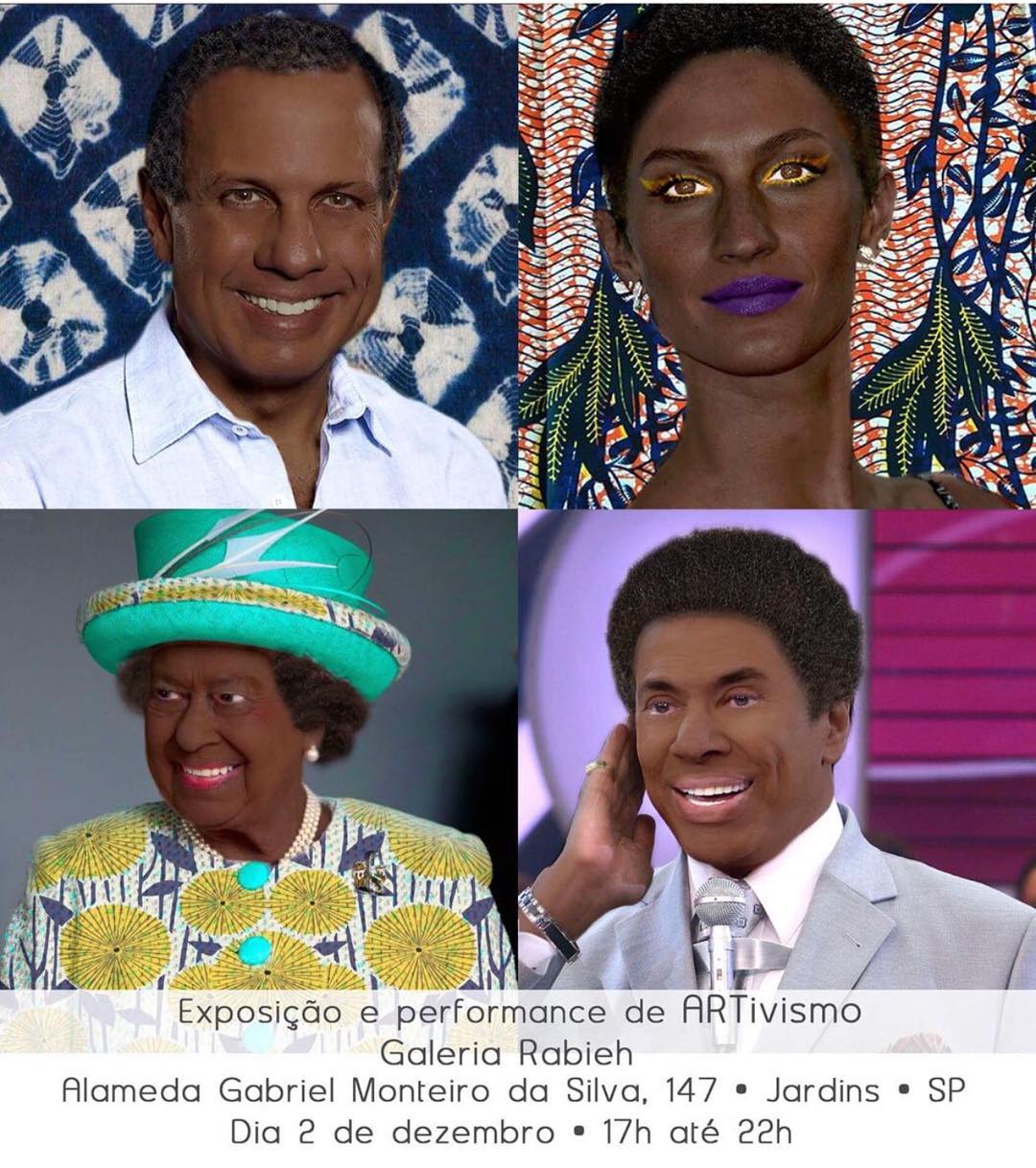 24125439 718710668336631 3312504161379024896 n Autora de exposição polêmica, Alexandra Loras diz que democracia racial aqui é uma farsa